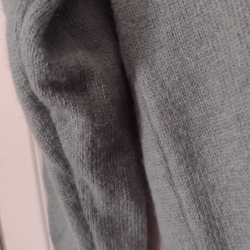 H&M Essentials No. 10 Wool Blend Crewneck Raglan Sweater Sage Green Men's Small - Picture 11 of 16